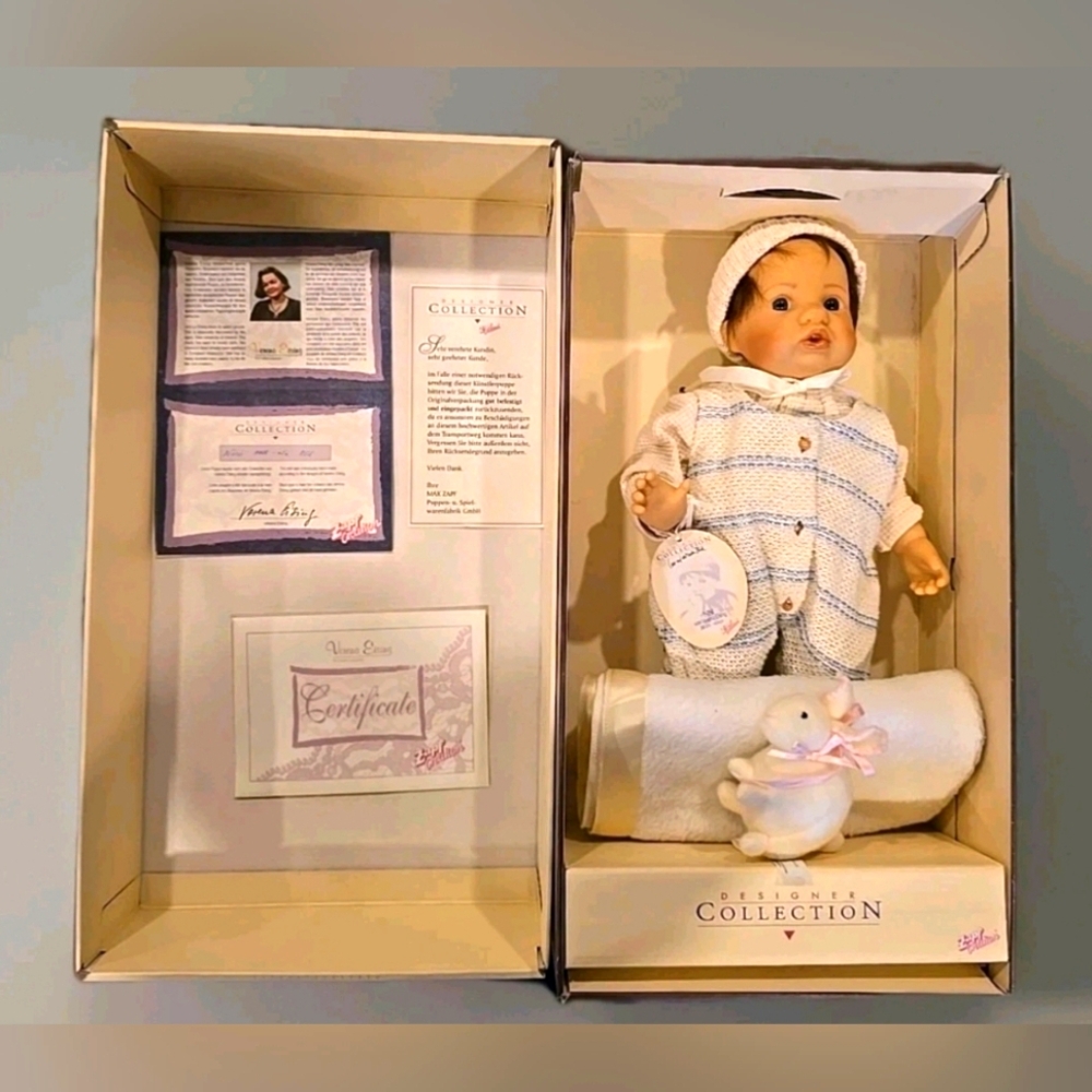 Rare 1999 Designer Collection - Zapf Creation 14" Doll “Nini”￼￼